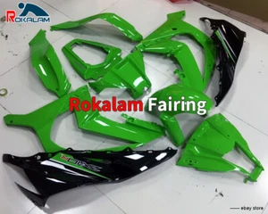 Juego de carenado de motocicleta negro verde para ZX-10R 2011 2014 2015 ZX10R 11 12 15 verde - Imagen 1 de 1