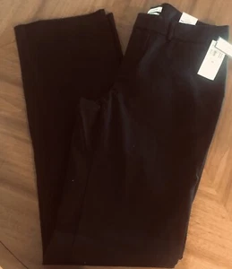 NWT Docker Original Fit Regular Rise Black Khaki Pants Sz 10 Unhemmed Fast Ship - Picture 1 of 7