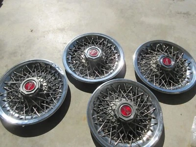 Pontiac Lemans Bonneville Grand Prix -Hubcap Set / Free Shipping #3 - Image 1 of 4
