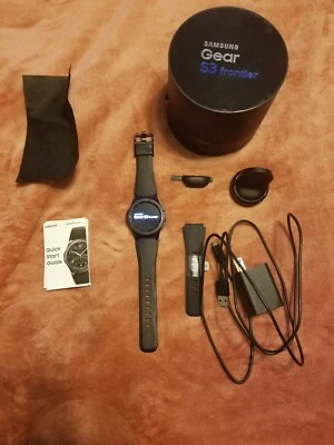 Samsung Gear S3 frontier 46mm Bluetooth Smartwatch - Dark Gray (SM-R760NDAAXAR) - Image 1 of 4