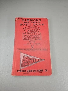 Original Keen Kutter Sales Mail Order Advertising Want Book Simmons Vintage 1915 - Picture 1 of 6