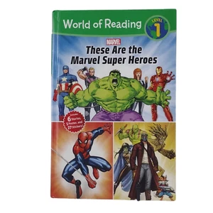 World Of Reading Level One Marvel These Are The Marvel Super Heroes - Picture 1 of 7