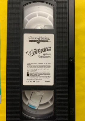 The Jetsons Astro's Top Secret VHS Episode Hanna Barbera Cartoon Non Rental - Image 1 of 4