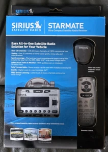NUEVO Receptor de radio satelital Sirius Starmate ST1 y kit de automóvil con control remoto - Imagen 1 de 11