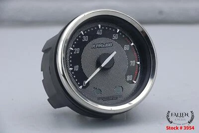2013 Harley Electra Glide CVO Tachometer RPM Gauge 74740-10 CARBON VIDEO - Image 1 of 4