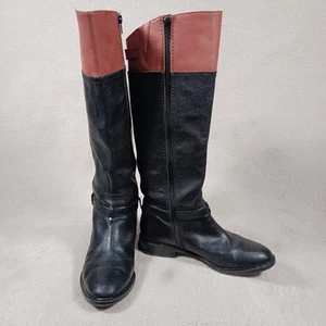 Botas de montar Gianni Bini dos tonos marrón y negro Gianni Bini 8M ecuestres en muy buen estado - Imagen 1 de 9
