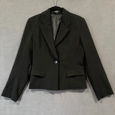 Express Blazer женщин 6 структурированный Careercore офис сирена Corpgoth вне времени - Изображение 1 из 4