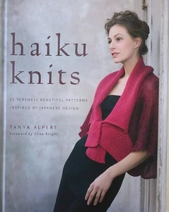 Haiku Knits 25 Beautiful Inspired By Japanese Design Tanya Alpert Knitting Book - Picture 1 of 18