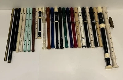 Lote De 26 Grabadoras Y Fifes Yamaha Gill Angel MIE LMI MEG Banda Orquesta Foto 1 de 4