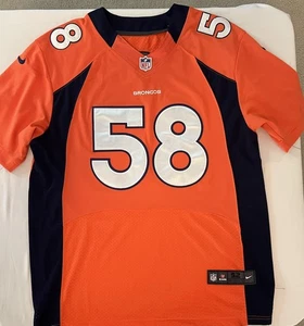 Denver Broncos Jersey Mens Size 52 Von Miller 58 Nike Stitched - Picture 1 of 8