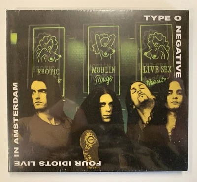 Type O Negative - Four Idiots Live In Amsterdam CD Wolfmoon Records Release  - Image 1 of 4