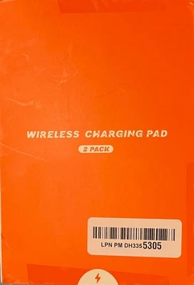 New Wireless Charging Pads for Cell PHONES-2 Pack (Cords not included) Free Shpg - Image 1 of 2