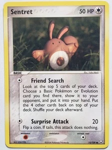 Tarjeta Pokémon Sentret 75/109 VLP - Yuka Morii Clay Art - EX Team Rocket Returns - Imagen 1 de 3