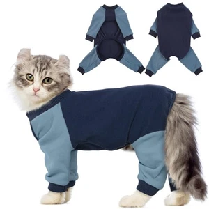 Cat Pajamas for Cats Only, Sticky Hair Cat Clothes, Prevent Lost Fur Kitten O... - Picture 1 of 7