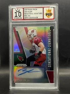 2019 PANINI PRIZM ZACH ALLEN SENSATIONAL SIGNATURES #SE-ZAA - Picture 1 of 2