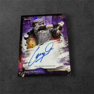 2024 Finest - Lane Thomas #FA-LT Purple Autograph /125 - Picture 1 of 2