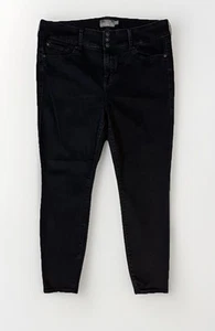Torrid Jeans Damen 18 schwarz Jegging Cropped Erwachsene 35x26 Hose super weich Denim - Bild 1 von 7