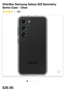Funda OtterBox Samsung Galaxy S23 SymmetrySeries - Transparente - Imagen 1 de 4