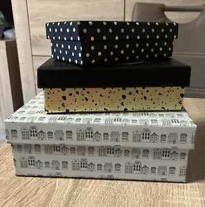 #237# 3er Set Geschenkbox Geschenkkarton Weihnachten - Bild 1 von 18
