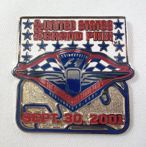 2001 Formula-1 United States Grand Prix Indianapolis Event Track Collector Pin - Picture 1 of 6