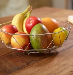 Obstschale Echtwerk Top Qualität Edelstahl - Bild 1 von 5