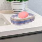  Ceramic Printed Soap Dish Countertop Trinket Plate Ceramics