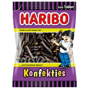 Haribo Konfekties Lakritzstangen mit leckerer Konfektfüllung 160g - Picture 1 of 1