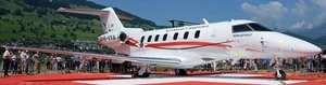 PC-24 Pilatus Swiss Light Jet Airplane Wood Model Replica Large Free Shipping - Picture 1 of 1