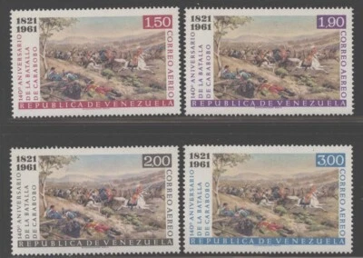 委内瑞拉 1961 年卡拉博战役套装 Sc# 802/C784 NH — 第 1/2 张图片