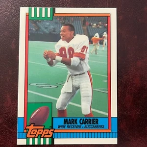 1990 Topps TIFFANY Set MARK CARRIER #405 BUCCANEERS ** MINT ** HIGH GRADE - Picture 1 of 2