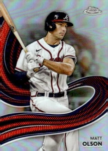 2024 Topps Chrome Strokes #S-13 Matt Olson Atlanta Braves - Picture 1 of 2