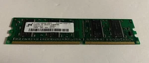 1 Micron 128MB DDR 333MHz CL2.5 PC2700U-25331-C1. - Picture 1 of 3