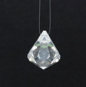 SWAROVSKI® Crystal Diamond Prism, ART#8560 30mm Dreidel, Bell, Full Lead Crystal - Picture 1 of 4