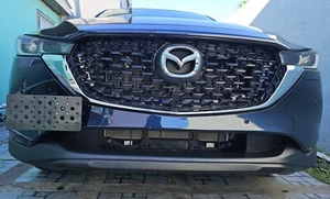 Front Bumper Tow Hook License Plate Mount Bracket For Mazda CX-5 2022-2025 New - Picture 1 of 20