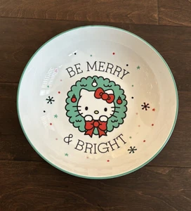 Hello Kitty Weihnachtskranz Pastaschale 2er Set Merry & Bright Neu - Bild 1 von 5