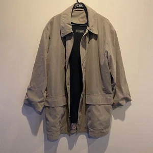 Gabardina BACHRACH para hombre color tostado con mezcla de lana forro extraíble talla M - Imagen 1 de 12