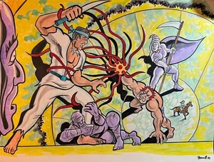 KUNG FU ** MIKE BENNETT'S ORIGINAL ART (2025) 01/20/25 - Picture 1 of 1