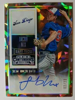 2015 CONTENDERS AUTO CRACKED ICE JACOB NIX 02/23 (K) - Image 1 of 2