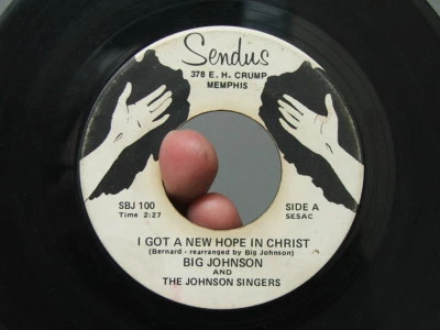 Big Johnson & Johnson Singers Sendus 45 Memphis Deep Soul Black Gospel Funk RARE - Image 1 of 4