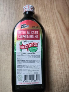 Massageöl Efficasent von den Philippinen 100 ml neu - Bild 1 von 1