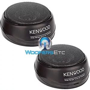KENWOOD KFC-T40A 280W 1.57" CAR AUDIO TWEETERS ANGLE SURFACE MOUNT & CROSSOVERS - Picture 1 of 5