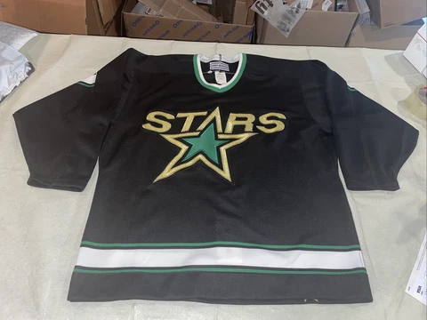 48 Minnesota North Stars Authentic CCM Hockey Jersey Clean Black Ultrafil Pro Cover