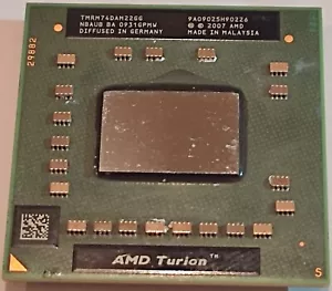 VERY GOOD AMD Turion 64 X2 RM-74 2.2 GHz L2 1Mb - Picture 1 of 6