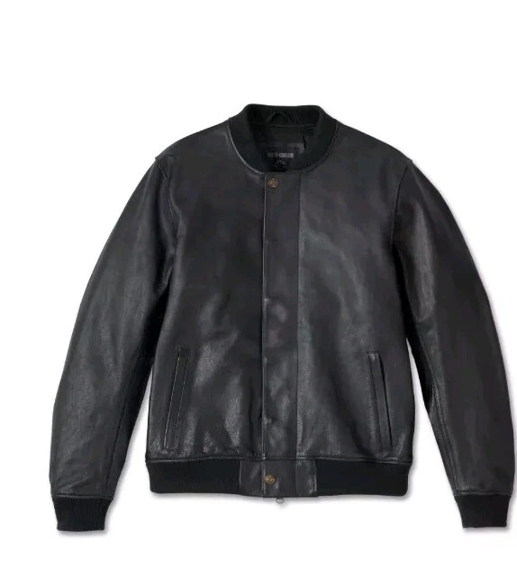 HARLEY DAVIDSON / MENS THE CITIZEN BOMBER LEATHER JACKET/S/レザー/BLK/97024-23VM s-l1200.webp