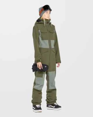 Volcom Schneeanzug Shiloh Snow Damen Einteiler (grün)