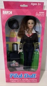 PILOT PUPPE WEIBLICH IN BOX - Bild 1 von 8