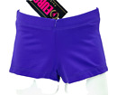  Eurotard Booty Shorts #44335c Girls Teen Purple Jazz Cheer Dance Small Medium