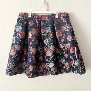 NWT ModCloth Winsome Encounter A Line Floral Skirt Women’s Size 16W Pockets - Picture 1 of 9
