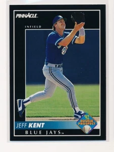 1992 Pinnacle Jeff Kent #522 RC Rookie Prospect Toronto Blue Jays🔥⚾️ - Picture 1 of 2