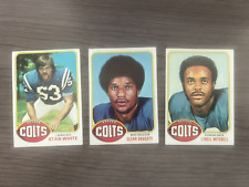 1976 Topps Football Card Lot Baltimore Colts Mitchell White Doughty 70 312 351